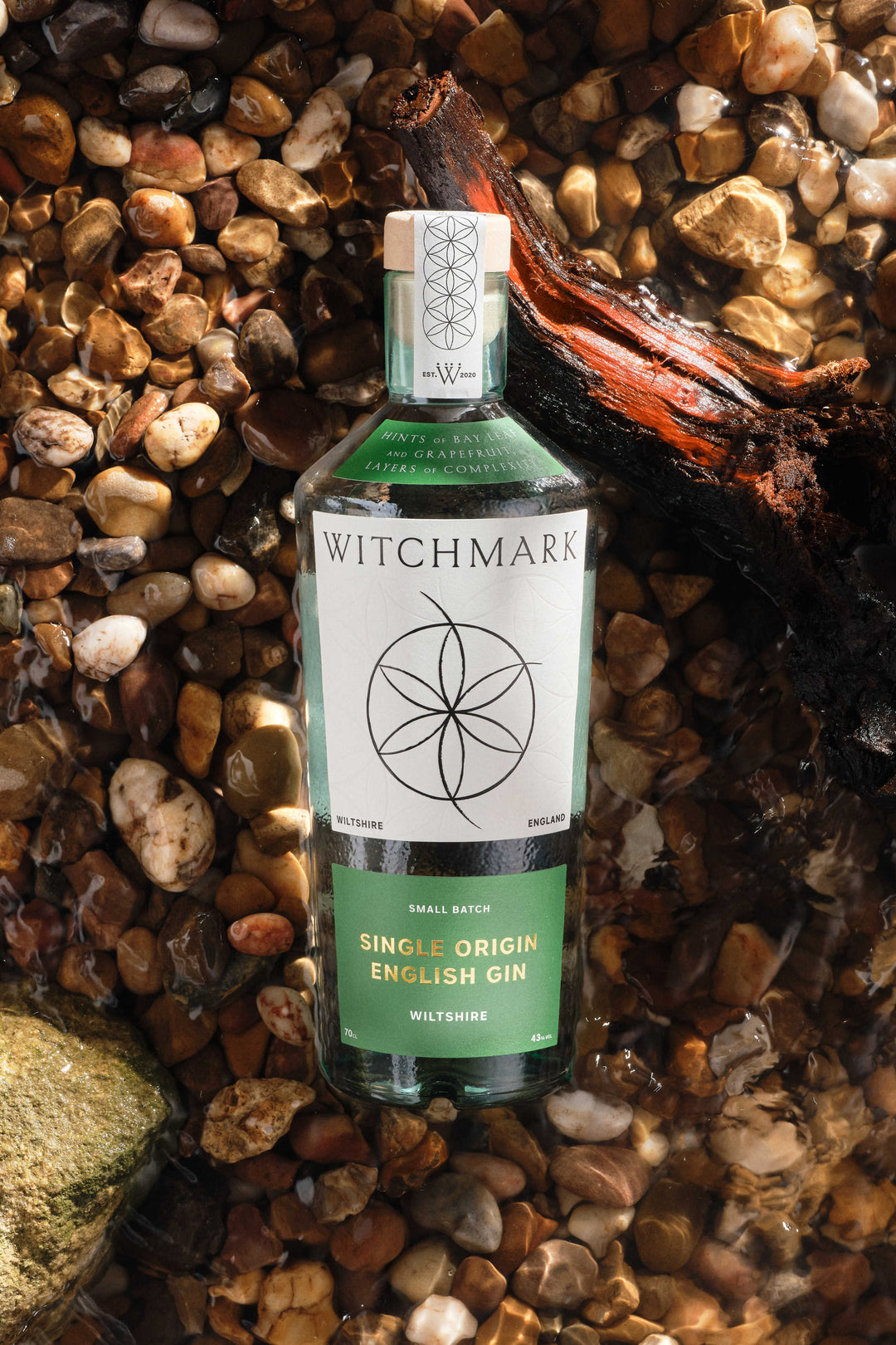 Witchmark Wiltshire Single Origin English Gin 43% abv