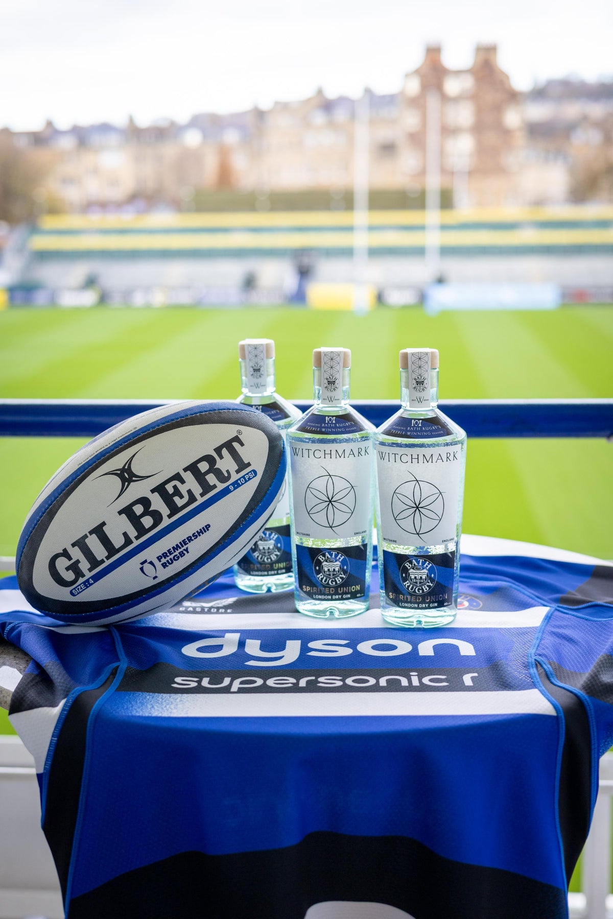 Spirited Union Gin created with Bath Rugby